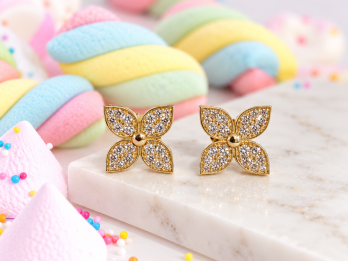 Candy Flowers - Lab Grown Diamond LV Studs
