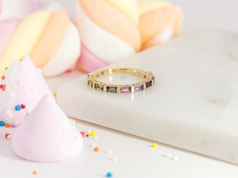 Sugar Sprinkles - Sapphire Multi-Color Band
