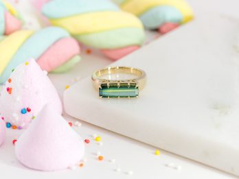 Sweet & Sparkly - Baguette Ring